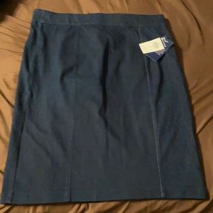 Chaps denim skirt size XL brand new